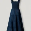 Maxikleid aus Popeline