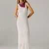 Maxikleid mit Ajour-Details Maxikleid mit Ajour-Details