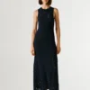 Maxikleid mit Ajour-Details Maxikleid mit Ajour-Details