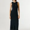 Maxikleid mit Ajour-Details Maxikleid mit Ajour-Details