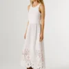 Maxikleid mit Ajour-Details Maxikleid mit Ajour-Details