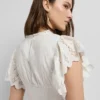 Maxikleid mit Ajour-Details