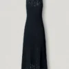 Maxikleid mit Ajour-Details Maxikleid mit Ajour-Details