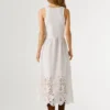 Maxikleid mit Ajour-Details Maxikleid mit Ajour-Details