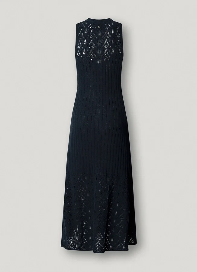 Maxikleid mit Ajour-Details Maxikleid mit Ajour-Details