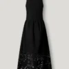 Maxikleid mit Ajour-Details Maxikleid mit Ajour-Details