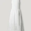 Maxikleid mit Ajour-Details Maxikleid mit Ajour-Details