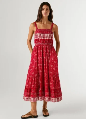 Maxikleid mit Blumenprint