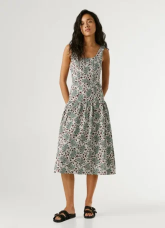 Maxikleid mit Blumenprint