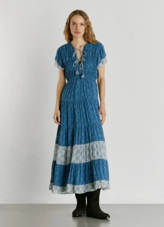 Maxikleid mit Blumenprint