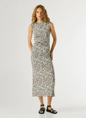 Maxikleid mit Blumenprint