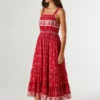 Maxikleid mit Blumenprint