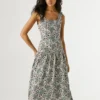 Maxikleid mit Blumenprint
