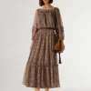 Maxikleid mit Fantasieprint