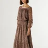 Maxikleid mit Fantasieprint