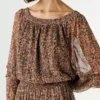 Maxikleid mit Fantasieprint