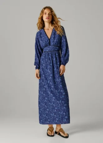 Maxikleid mit Paisley-Print