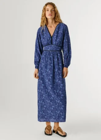 Maxikleid mit Paisley-Print