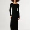 Maxikleid mit Rippstruktur Maxikleid mit Rippstruktur