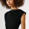 Maxikleid mit Rippstruktur