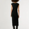 Maxikleid mit Rippstruktur