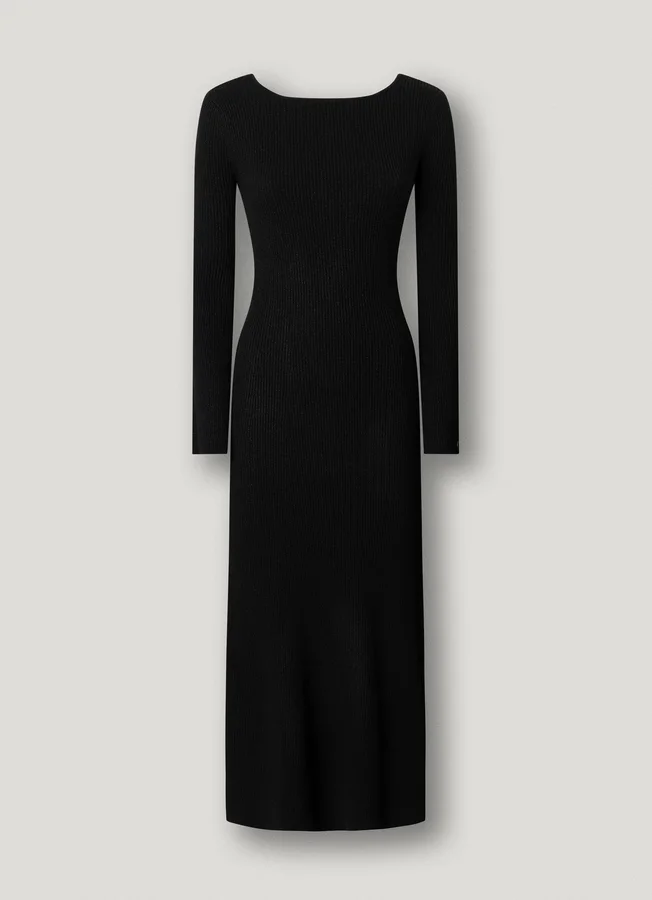 Maxikleid mit Rippstruktur Maxikleid mit Rippstruktur