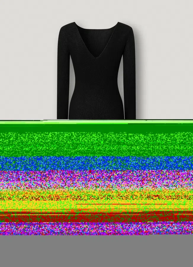 Maxikleid mit Rippstruktur Maxikleid mit Rippstruktur