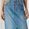 Maxirock aus Denim in Regular Fit Maxirock aus Denim in Regular Fit
