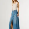Maxirock aus Denim in Regular Fit Maxirock aus Denim in Regular Fit