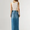 Maxirock aus Denim in Regular Fit Maxirock aus Denim in Regular Fit