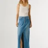 Maxirock aus Denim in Regular Fit Maxirock aus Denim in Regular Fit