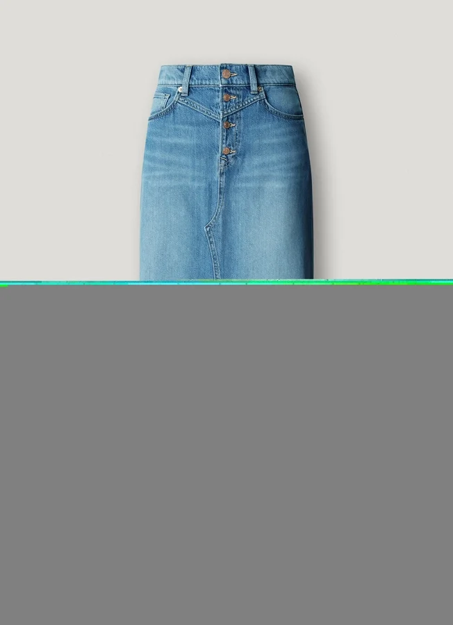 Maxirock aus Denim in Regular Fit Maxirock aus Denim in Regular Fit