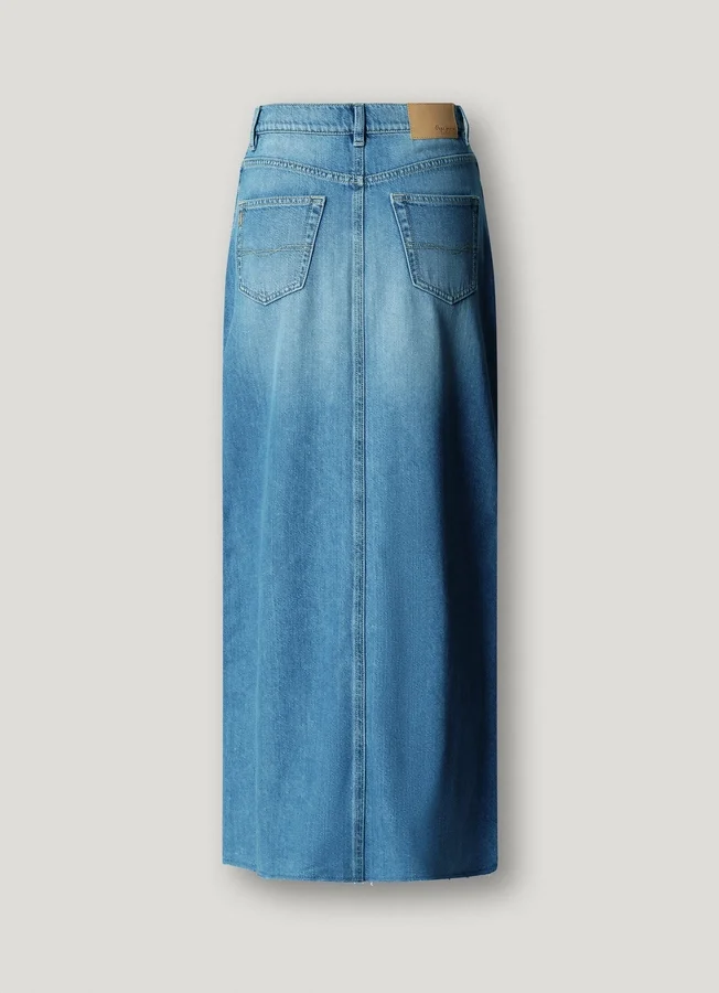 Maxirock aus Denim in Regular Fit Maxirock aus Denim in Regular Fit