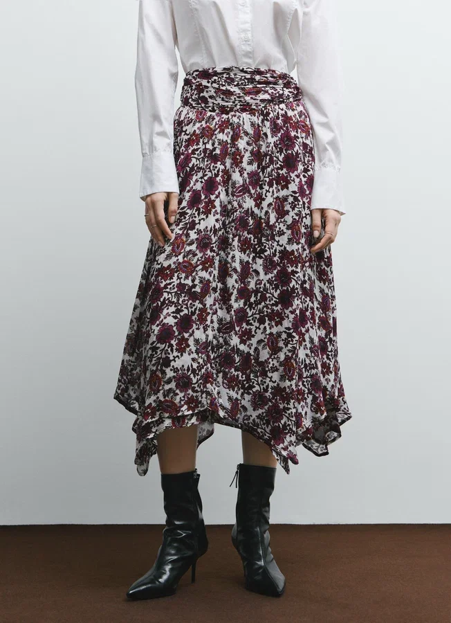 Maxirock mit Blumenprint Maxirock mit Blumenprint