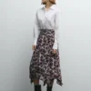 Maxirock mit Blumenprint Maxirock mit Blumenprint