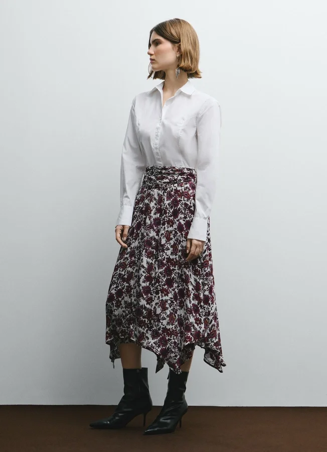Maxirock mit Blumenprint Maxirock mit Blumenprint