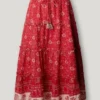 Maxirock mit Blumenprint