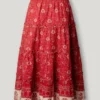 Maxirock mit Blumenprint
