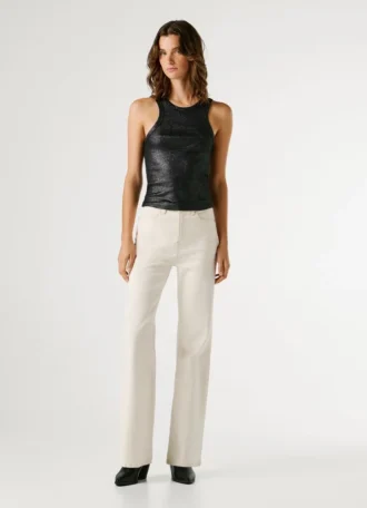Metallic-Ripp-Top