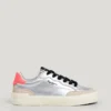 Metallic-Sneaker mit Glitzer-Details Metallic-Sneaker mit Glitzer-Details