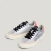 Metallic-Sneaker mit Glitzer-Details Metallic-Sneaker mit Glitzer-Details