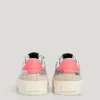 Metallic-Sneaker mit Glitzer-Details Metallic-Sneaker mit Glitzer-Details