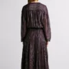 Midi-Kleid mit Streifenmuster Midi-Kleid mit Streifenmuster