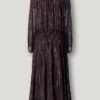 Midi-Kleid mit Streifenmuster Midi-Kleid mit Streifenmuster
