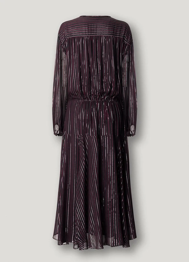 Midi-Kleid mit Streifenmuster Midi-Kleid mit Streifenmuster