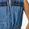 Mini-Jumpsuit mit Stickdetails