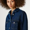 Mini-Kleid aus Denim in Regular-Fit