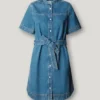 Mini-Kleid aus Denim in Regular-Fit Mini-Kleid aus Denim in Regular-Fit