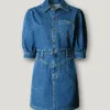 Mini-Kleid aus Denim in Regular-Fit Mini-Kleid aus Denim in Regular-Fit
