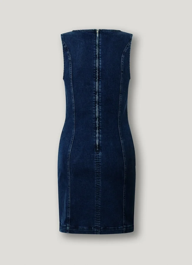 Mini-Kleid aus Denim in Regular-Fit Mini-Kleid aus Denim in Regular-Fit